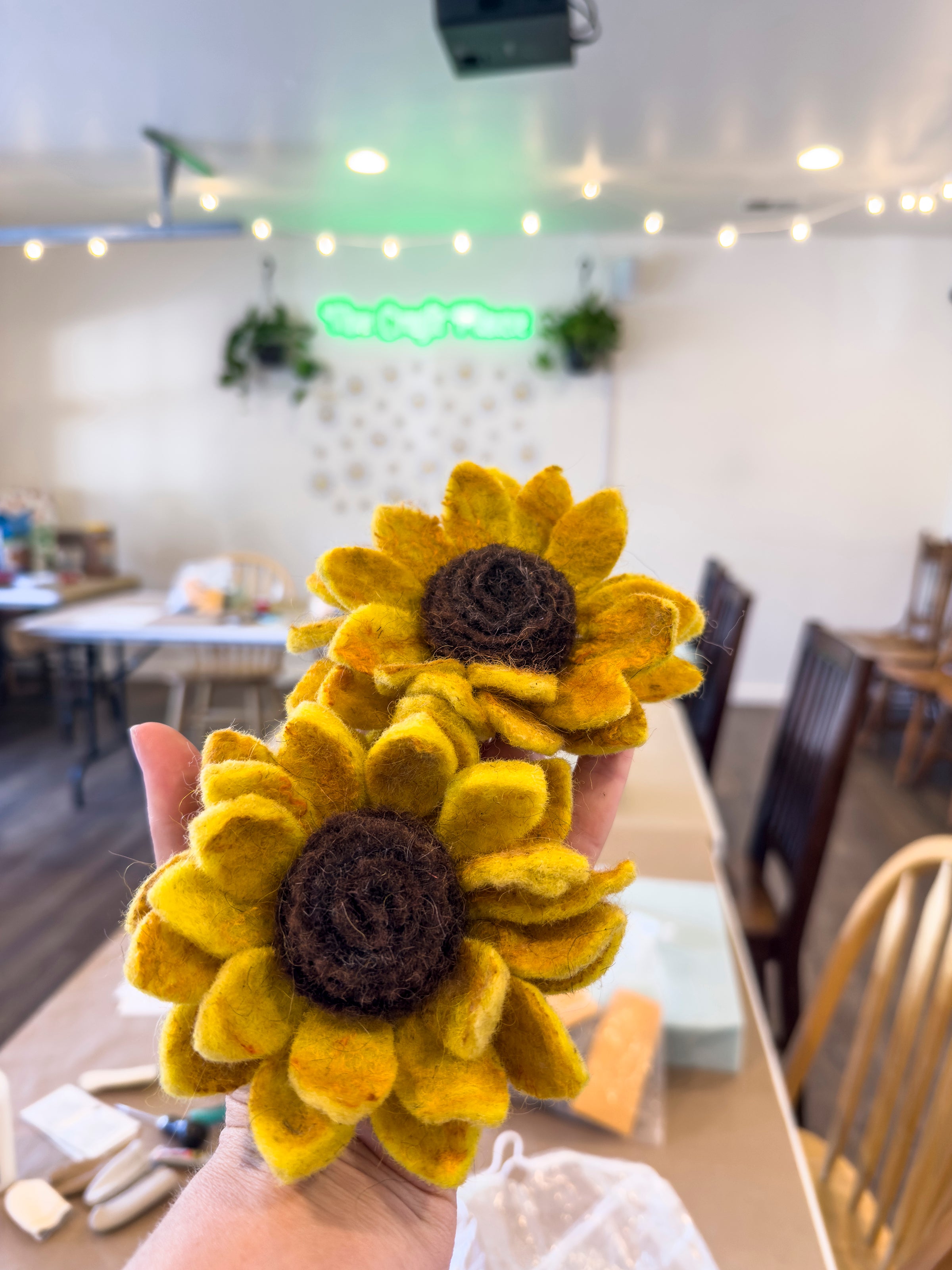 8/26 Needle‑Felting Sunflowers