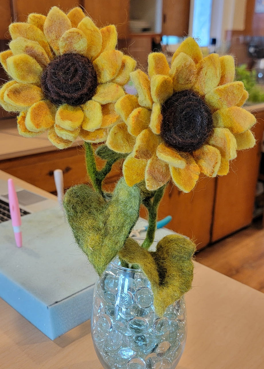 8/26 Needle‑Felting Sunflowers