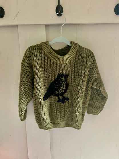 8/17 - Yarn Embroidery on Knitwear